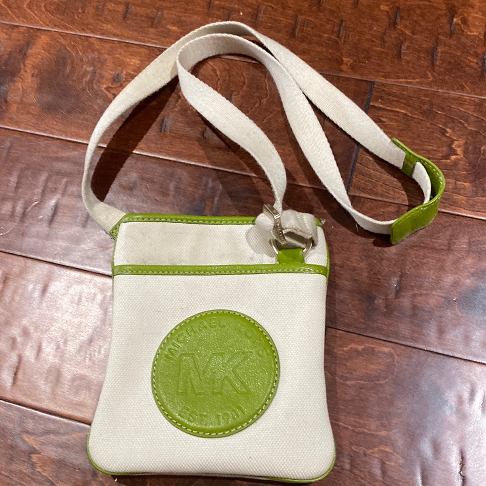Green Michael Kors Crossbody